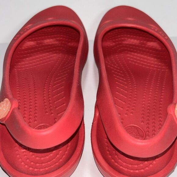 Crocs Jayna Slingback Ballet Flats Womens 6 Pink Raspberry‎ Round Toe Slip On - Picture 5 of 10